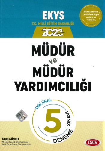 MÜDÜR VE MÜDÜR YARDIMCILIĞI ORJİNAL 5 ÇÖZÜMLÜ DENEME