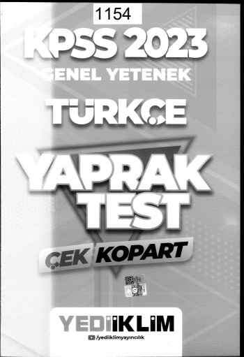 TÜRKÇE ÇEK KOPART YAPRAK TEST