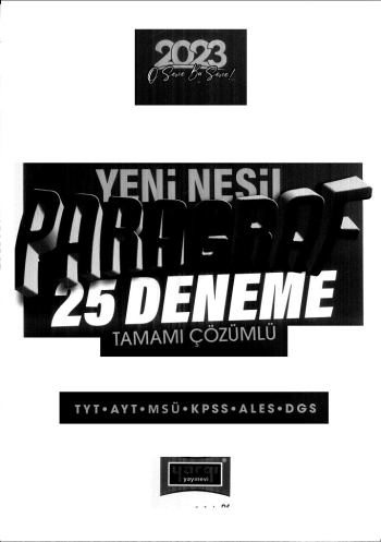 YENİ NESİL PARAGRAF 25 DENEME ÇÖZÜÖMLÜ Vivo Fotokopi Merkezi