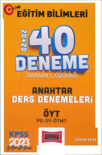 ANAHTAR 40 DENEME ÇÖZÜMLÜ (ÖYT-PG-SY-ÖTMT) Vivo Fotokopi Merkezi