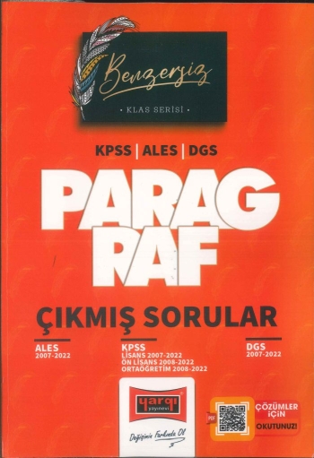 KLAS SERİSİ PARAGRAF ÇIKMIŞ SORULAR (ALES-KPSS-DGS) 2007-2022 Vivo Fotokopi Merkezi