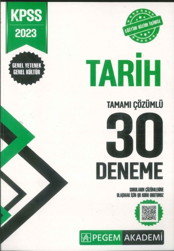 TARİH TAMAMI ÇÖZÜMLÜ 30 DENEME Vivo Fotokopi Merkezi