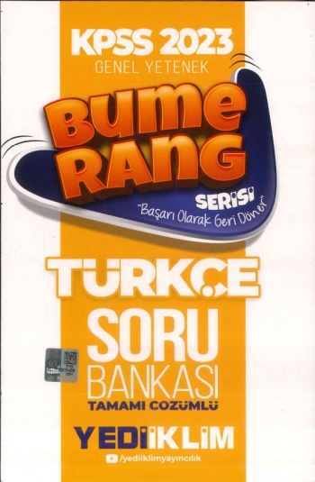 BUMERANG TÜRKÇE TAMAMI ÇÖZÜMLÜ SORU BANKASI Vivo Fotokopi Merkezi