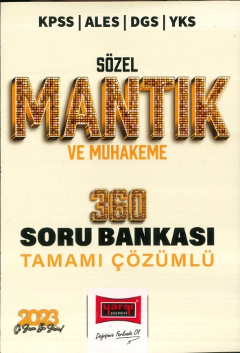 SÖZEL MANTIK VE MUHAKEME 360 ÇÖZÜMLÜ SORU BANKASI Vivo Fotokopi Merkezi