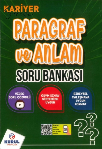 KARİYER SERİSİ PARAGRAF VE ANLAM SORU BANKASI