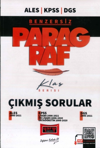 BENZERSİZ PARAGRAF KLAS SERİSİ ÇIKMIŞ SORULAR (2006-2021) Vivo Fotokopi Merkezi