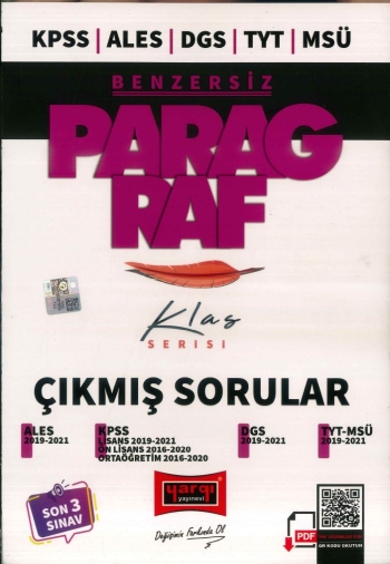 BENZERSİZ PARAGRAF KLAS SERİSİ ÇIKMIŞ SORULAR (2019-2021) Vivo Fotokopi Merkezi