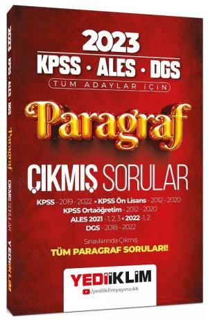 Paragraf Çıkmış Sorular (KPSS ALES DGS) Vivo Fotokopi Merkezi