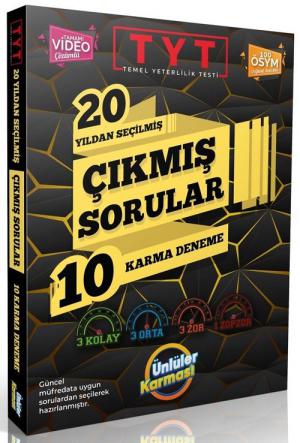 TYT Genel 20 Yıldan Seçilmiş Çıkmış Sorular 10 Karma Deneme Vivo Fotokopi Merkezi