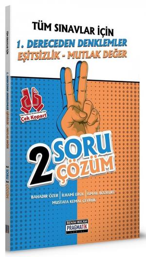 1. DERECEDEN DENKLEMLER EŞİTSİZLİK MUTLAK DEĞER 2 SORU 2 ÇÖZÜM FASİKÜL Vivo Fotokopi Merkezi