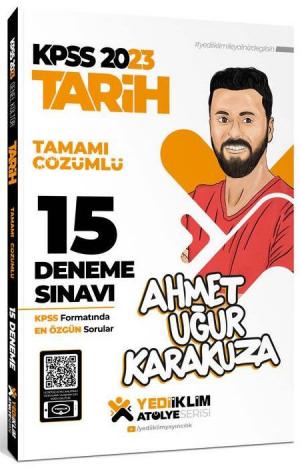 Atölye Serisi Tarih Tamamı Çözümlü 15 Deneme Sınavı