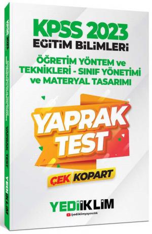 Öğretim Yöntem ve Teknikleri Sınıf Yönetimi Materyal Tasarımı Yaprak Test Çek Kopart Vivo Fotokopi Merkezi