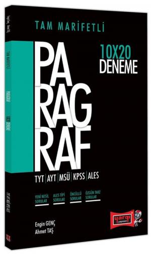 TYT AYT MSÜ KPSS ALES İçin Tam Marifetli Paragraf 10x20 Deneme Vivo Fotokopi Merkezi