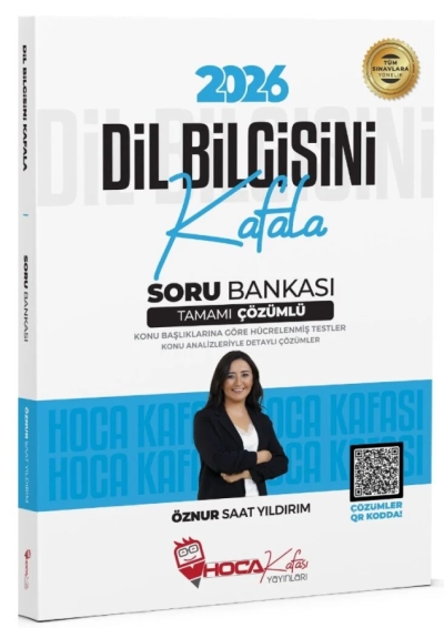 2026 Dil Bilgisini Kafala Soru Bankası Çözümlü - Öznur Saat Yıldırım Hoca Kafası Yayınları Vivo Fotokopi Merkezi