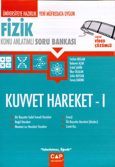 TYT-AYT FİZİK KUVVET HAREKET 1 KONU ANLATIMLI SORU BANKASI Vivo Fotokopi Merkezi