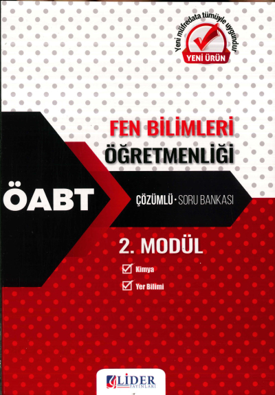 FEN BİLİMLERİ ÖĞRETMENLİĞİ ÇÖZÜMLÜ SORU BANKASI (KİMYA- YER BİLİMİ) 2. MODÜL Vivo Fotokopi Merkezi