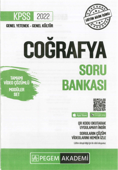COĞRAFYA SORU BANKASI MODÜLER SET Vivo Fotokopi Merkezi
