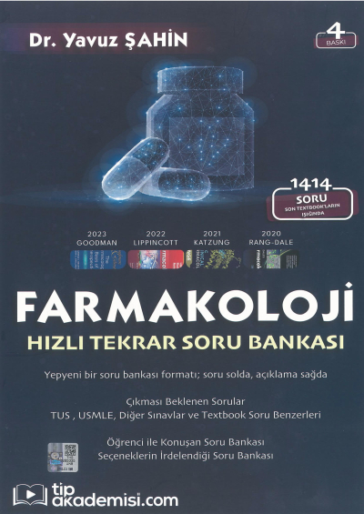 Farmakoloji Hızı Tekrar Soru Bankası Tıp Akademisi Vivo Fotokopi Merkezi