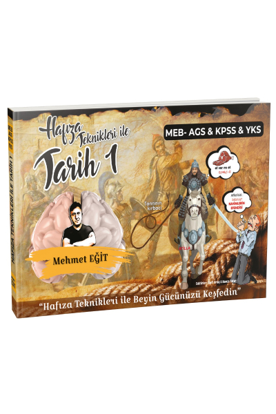 2025 MEB AGS KPSS YKS Hafıza Teknikleri İle Tarih-1 Mehmet Eğit Vivo Fotokopi Merkezi