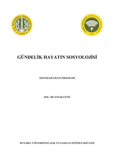 Gündelik Hayatın Sosyolojisi Vivo Fotokopi Merkezi