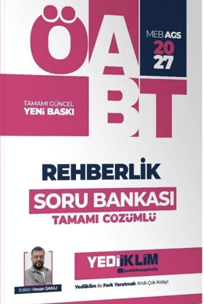 MEB AGS ÖABT Rehberlik Tamamı Çözümlü Soru Bankası Yediiklim Yayınları Vivo Fotokopi Merkezi