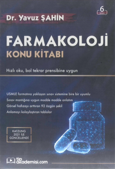 Farmakoloji Konu Kitabı Dr. Yavuz Şahin Tıp Akademisi Vivo Fotokopi Merkezi