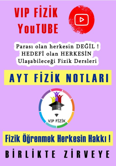 2022 Güncel AYT VİP FİZİK Video Serisi Vivo Fotokopi Merkezi