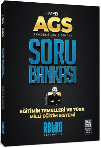 MEB AGS Eğitimin Temelleri ve Türk Milli Eğitim Sistemi Soru Bankası Retro Kitap Vivo Fotokopi Merkezi