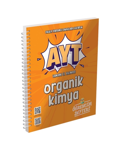 AYT Organik Kimya Öğrencim Defteri Murat Yayınları Vivo Fotokopi Merkezi