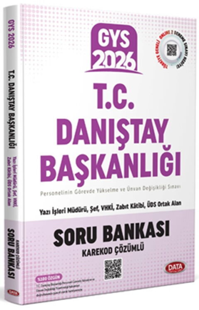 2026 T.C. Danıştay Başkanlığı GYS Soru Bankası Data Yayınları Vivo Fotokopi Merkezi