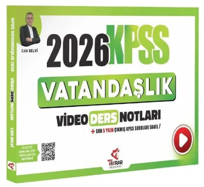 2026 KPSS Vatandaşlık Video Ders Notu Tekrar Akademi Yayınları Vivo Fotokopi Merkezi