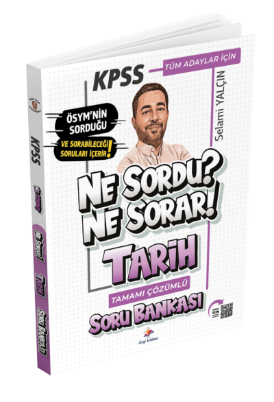 KPSS Tarih Ne Sordu Ne Sorar Soru Bankası Çözümlü Selami Yalçın Dizgi Kitap Yayınları Vivo Fotokopi Merkezi