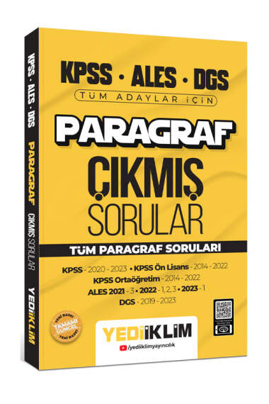 2024 KPSS ALES DGS Paragraf Konularına Göre Tamamı Çözümlü Çıkmış Sorular Vivo Fotokopi Merkezi