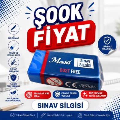 Masis Mavi Sınav Silgisi Vivo Fotokopi Merkezi