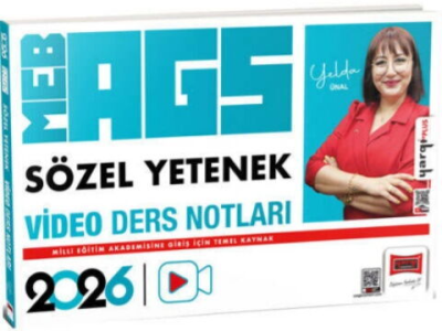 2026 MEB-AGS Öğretmen Adayları İçin Sözel Yetenek Video Ders Notları Yargı Yayınevi Vivo Fotokopi Merkezi