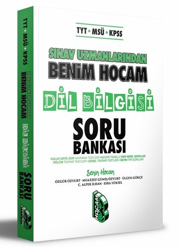 TYT MSÜ KPSS Sınav Uzmanlarından Dil Bilgisi Soru Bankası Benim Hocam Yayınları Vivo Fotokopi Merkezi