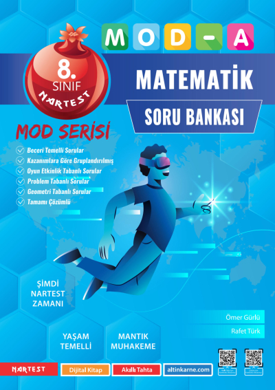8. Sınıf Mod-a Matematik Soru Bankası Orta Nartest Yayınevi Vivo Fotokopi Merkezi