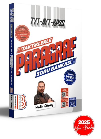 TYT - AYT - KPSS Taktiklerle Paragraf Tamamı Video Çözümlü Soru Bankası Benim Hocam Yayınları Vivo Fotokopi Merkezi