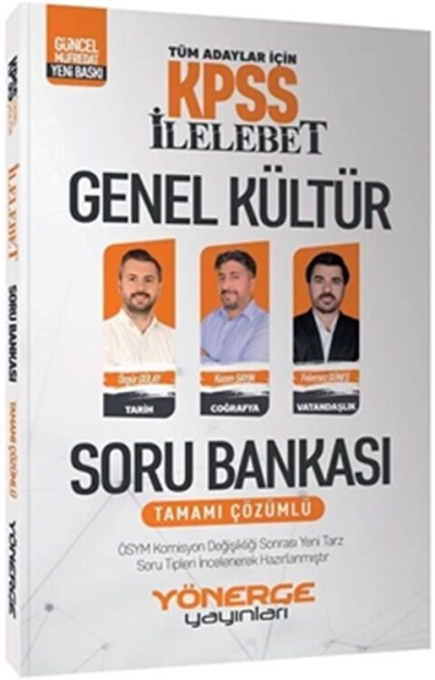 KPSS İlelebet Genel Kültür Soru Bankası Çözümlü Yönerge Yayınları (Tarih Coğrafya Vatandaşlık) Vivo Fotokopi Merkezi