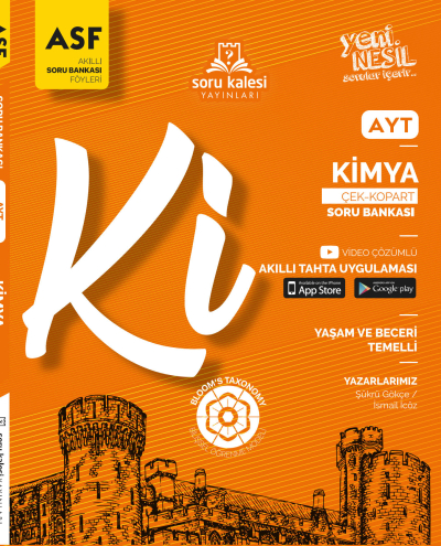 AYT Kimya Çek Kopart Akıllı Soru Bankası Föyü ASF Soru Kalesi Yayınları Vivo Fotokopi Merkezi