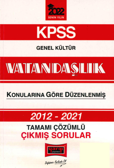 2012-2021 KONULARINA GÖRE DÜZENLENMİŞ ÇÖZÜMLÜ VATANDAŞLIK ÇIKMIŞ SORULAR Vivo Fotokopi Merkezi