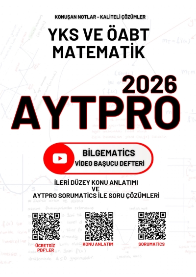 BilgeMatics Hüseyin Hoca AYTPRO 2026 (YKS ve ÖABT Matematik) Vivo Fotokopi Merkezi