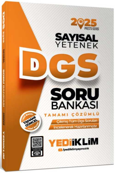 2025 DGS Sayısal Yetenek Tamamı Çözümlü Soru Bankası Yediiklim Yayınları Vivo Fotokopi Merkezi
