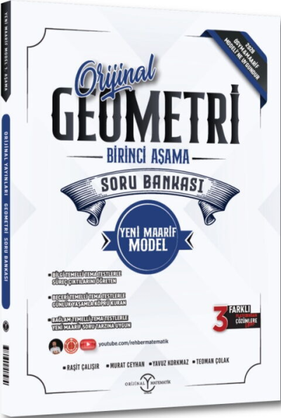 Geometri Maarif Birinci Aşama Soru Bankası Orijinal Yayınları Vivo Fotokopi Merkezi
