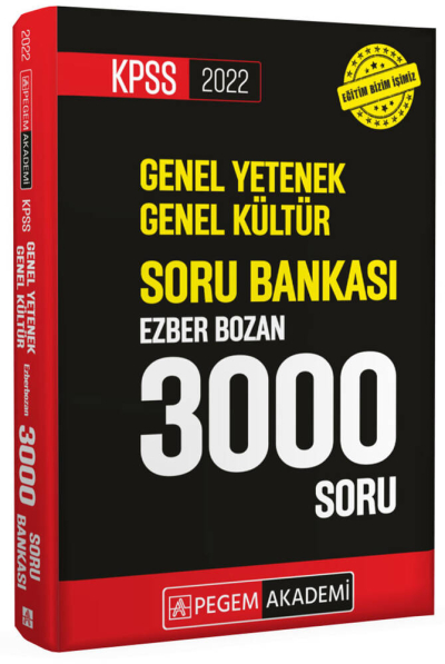 2022 KPSS Genel Yetenek Genel Kültür Soru Bankası Ezber Bozan 3000 Soru Vivo Fotokopi Merkezi