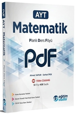AYT Pdf Matematik Video Anlatım Destekli Eğitim Vadisi Yayınları Vivo Fotokopi Merkezi