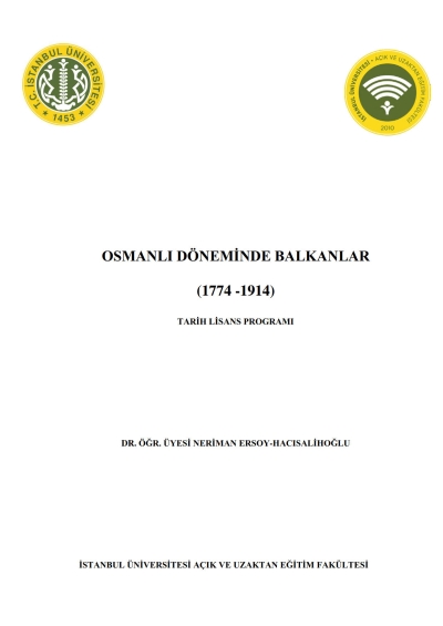 Osmanlı Döneminde Balkanlar (1774-1914) Vivo Fotokopi Merkezi