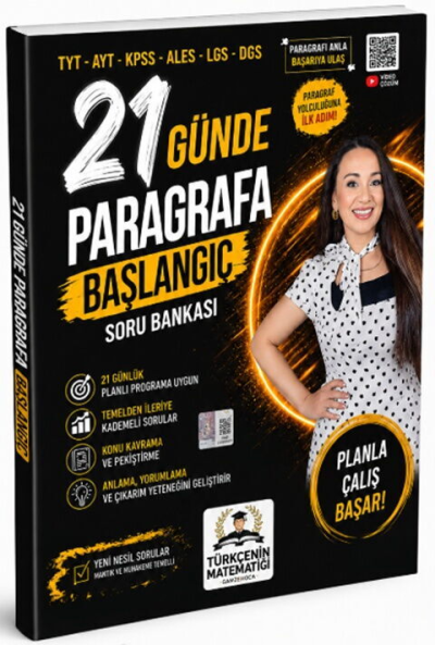 Türkçenin Matematiği 21 Günde Paragrafa Başlangıç Soru Bankası Vivo Fotokopi Merkezi