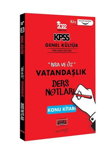 KPSS Genel Kültür Kısa ve Öz Vatandaşlık Ders Notları Konu Kitabı Vivo Fotokopi Merkezi