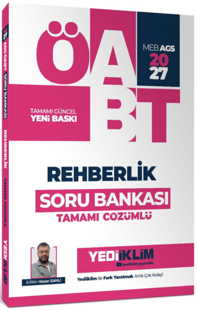 2027 ÖABT MEB-AGS Rehberlik Soru Bankası Çözümlü Yediiklim Yayınları